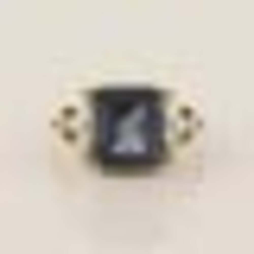 10k Yellow Gold Lab Created Alexandrite Ring Size 7 1/4 Antique Art Deco